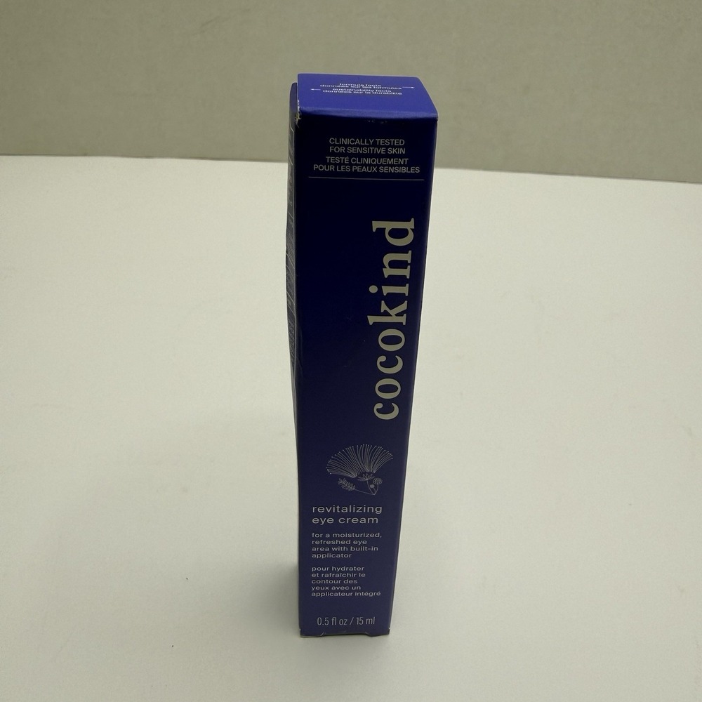 Cocokind Revitalizing Eye Cream 0.5 oz 15ml Dark Circles Puffiness FG05986 NEW